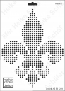 Schablone-Stencil A4 079-1229 Pixel Lilie